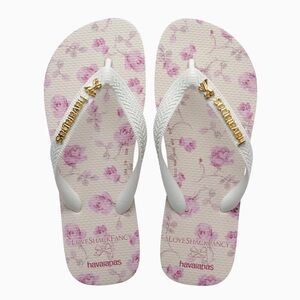 Havaianas LoveShackFancy limited edition flip flops, brand new, sold out online